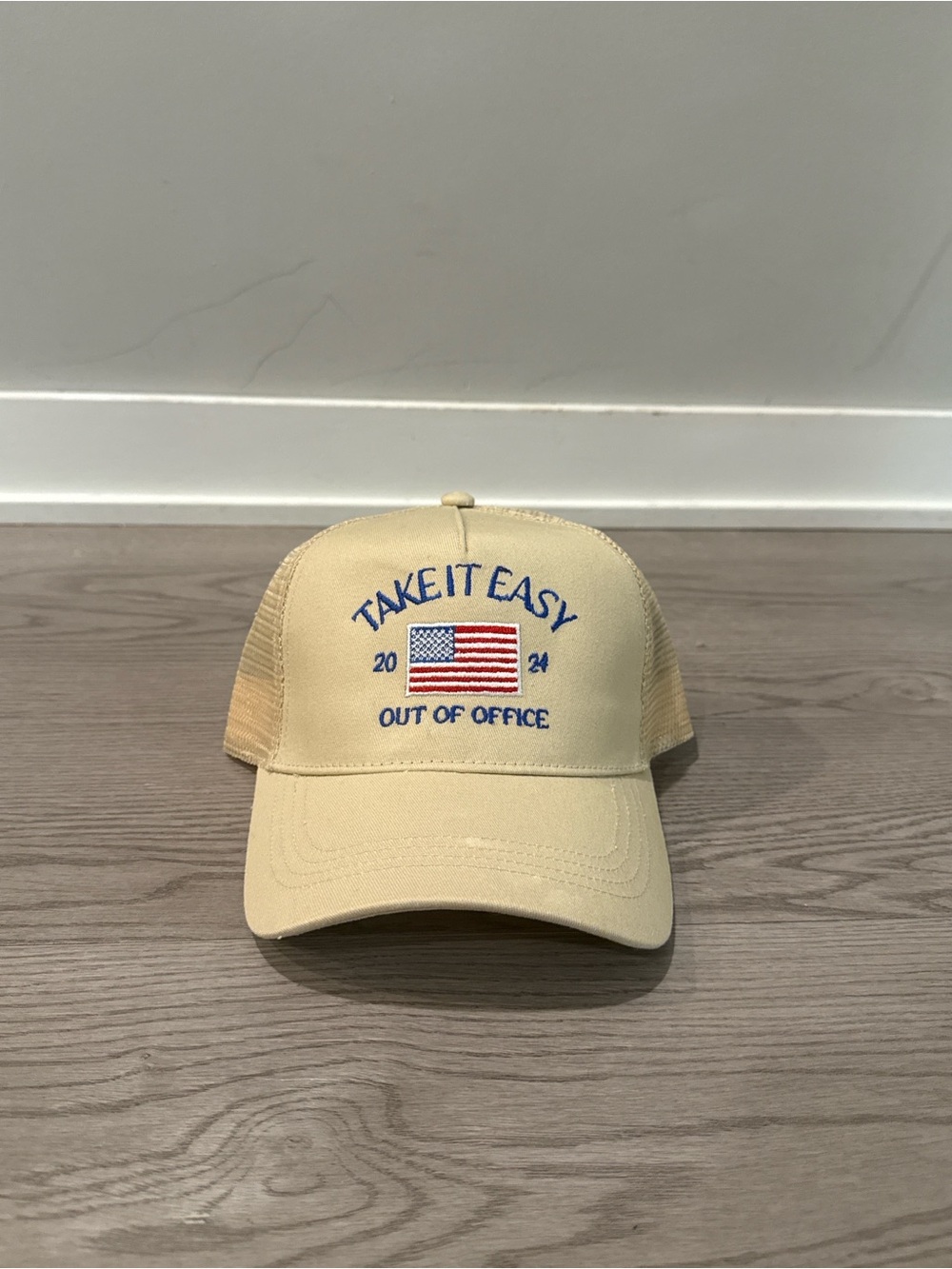 Tan Trucker Hat Like New